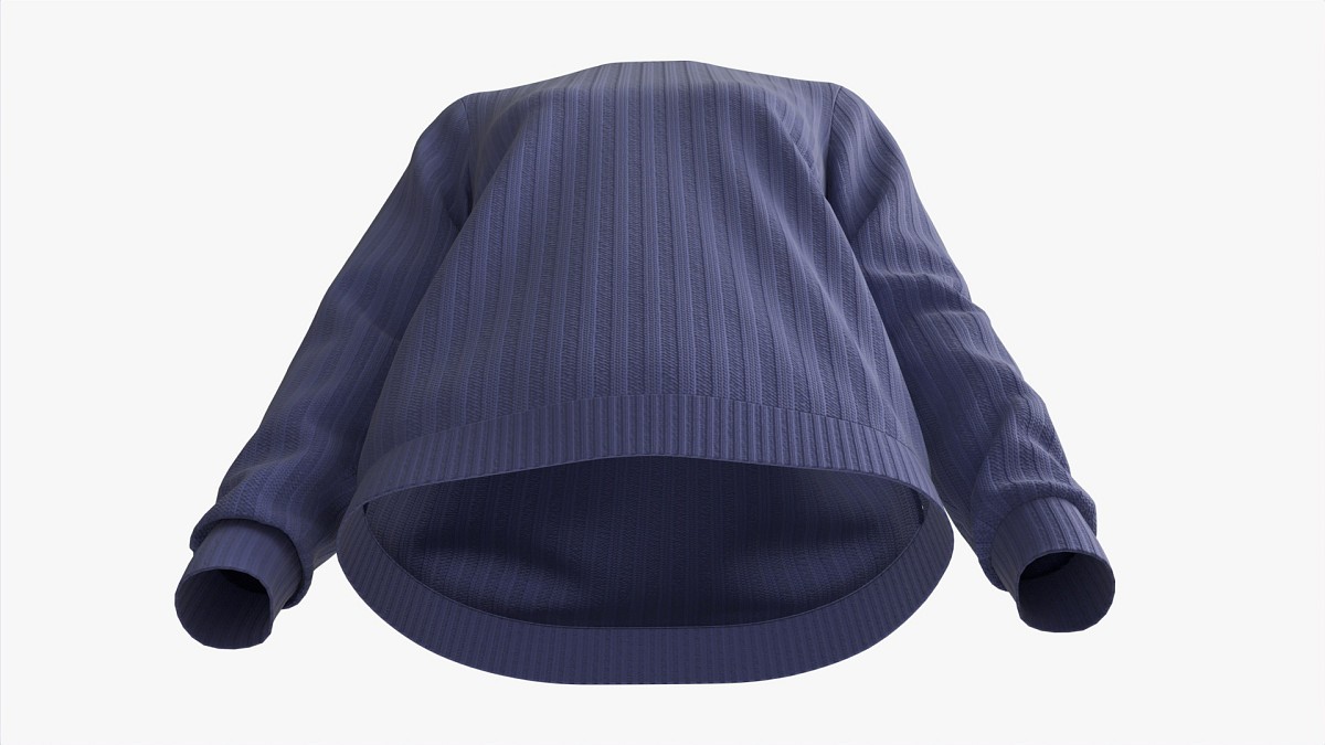 Sweatshirt for Women Mockup 01 Wool Blue