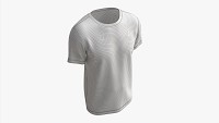 T-shirt for Men Mockup 01 Cotton White
