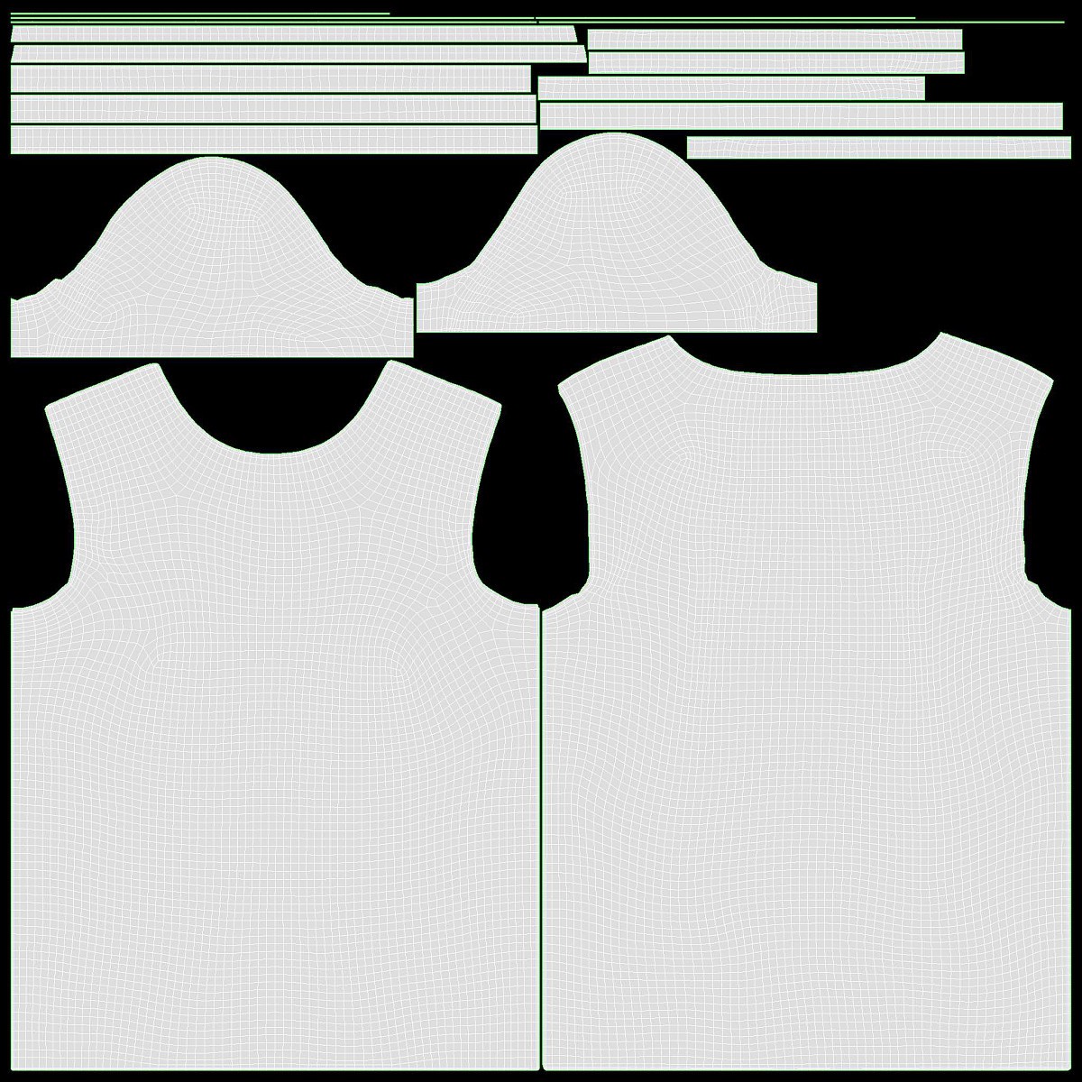 T-shirt for Men Mockup 01 Cotton Black