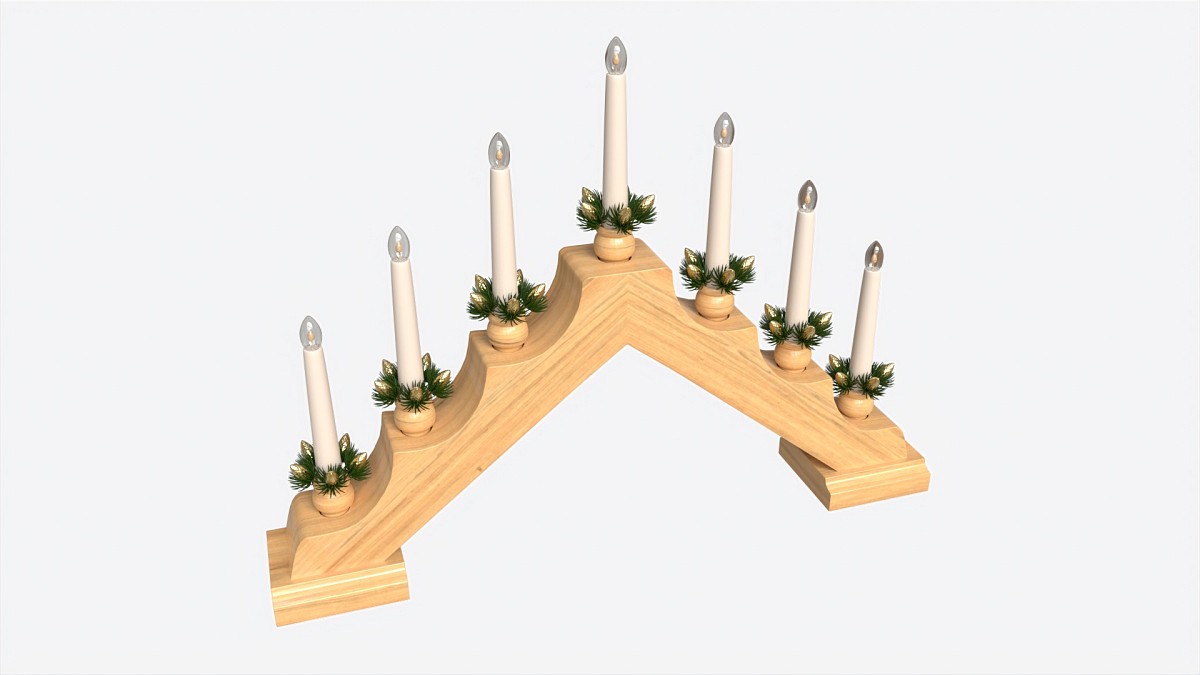 Advent 7-light Candlestick Arc 02