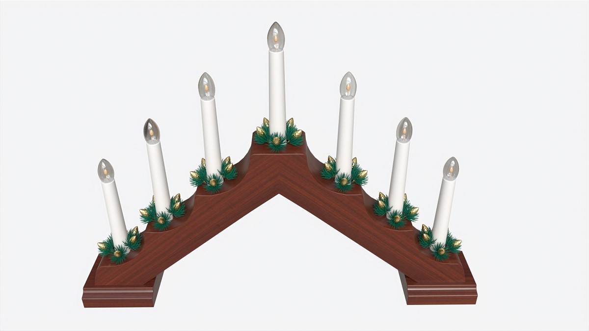 Advent 7-light Candlestick Arc 01