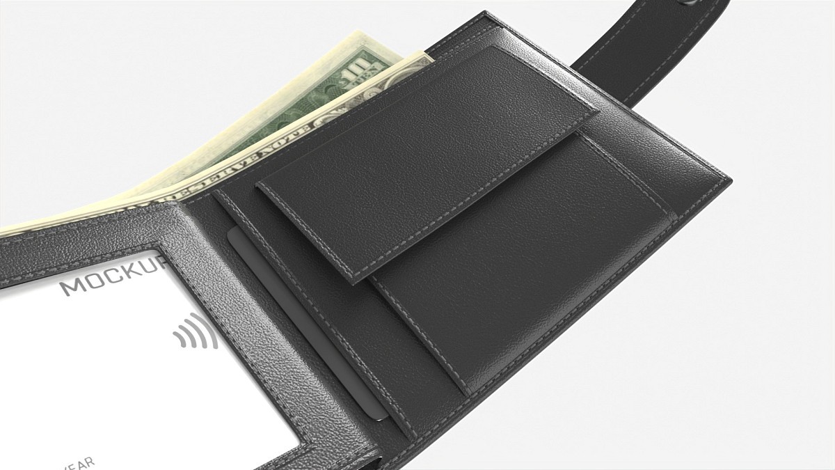 Leather Wallet for Men Unfolded 01