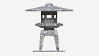 Japanese Stone Garden Lantern 02