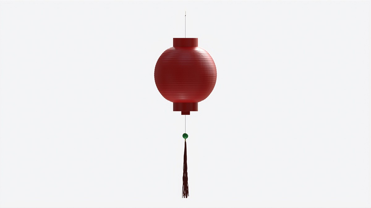 Oriental Traditional Hanging Paper Lantern 01