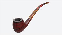 Smoking Pipe Long Briar Wood 03