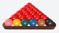Snooker Ball Set with Triangle