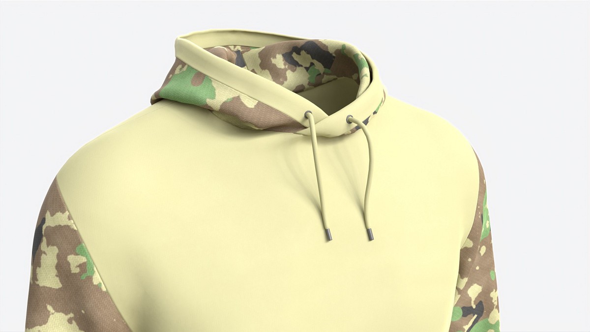Hoodie with Pockets for Men Mockup 01