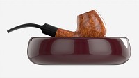 Smoking Pipe Ashtray with Holder 01