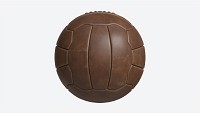 Vintage Leather Soccer Ball