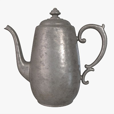 Old Metal Tea Coffee Pot