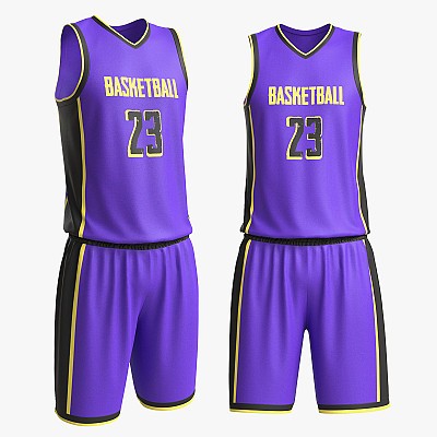 Basketball Uniform Purple