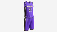 Basketball Uniform Set Purple