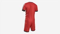 Soccer T-shirt and Shorts Red