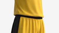Basketball Uniform Set Yellow
