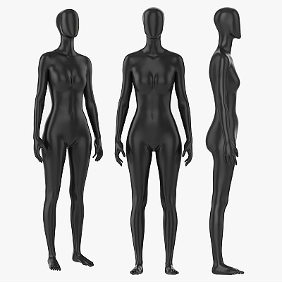 Female mannequin black