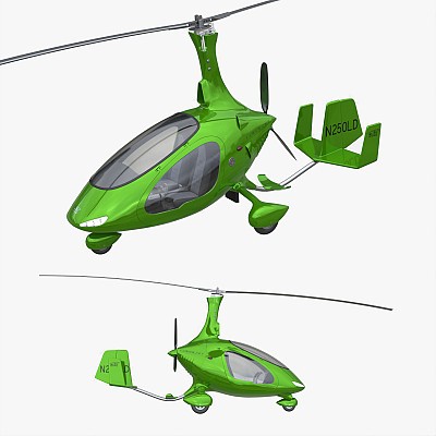 Gyroplane Cavalon Green
