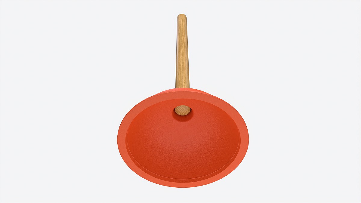 Plunger with Wooden Handle