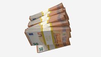 Euro banknote bundles medium set