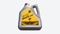 Motor Oil Can Mockup