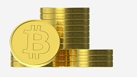 Bitcoin Coin stack
