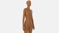 Female mannequin wooden full length
