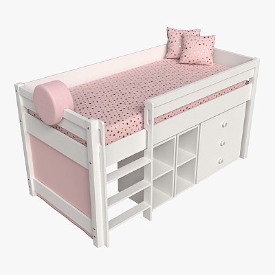 Loft Bed Dresser Shelves