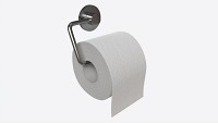 Toilet Paper Roll on Wall Mount 01
