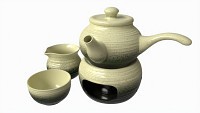 Japanese Kyusu Tea Set with Warmer 01