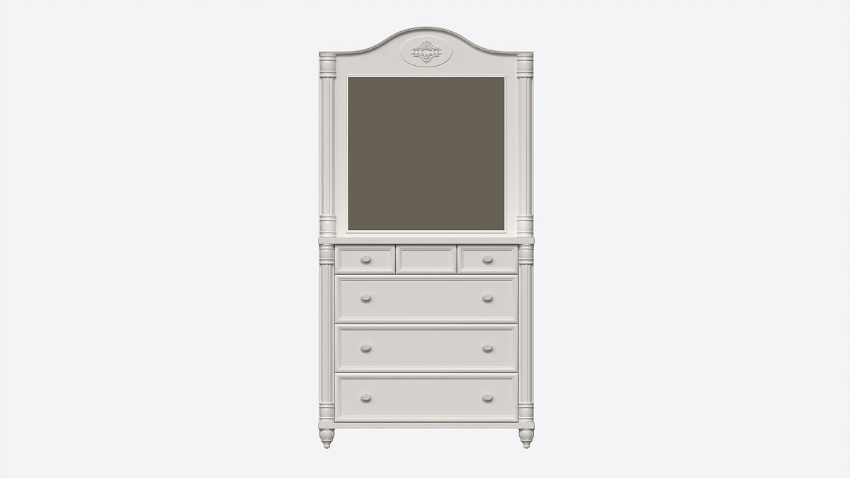 Cilek Romantic Dresser with Mirror