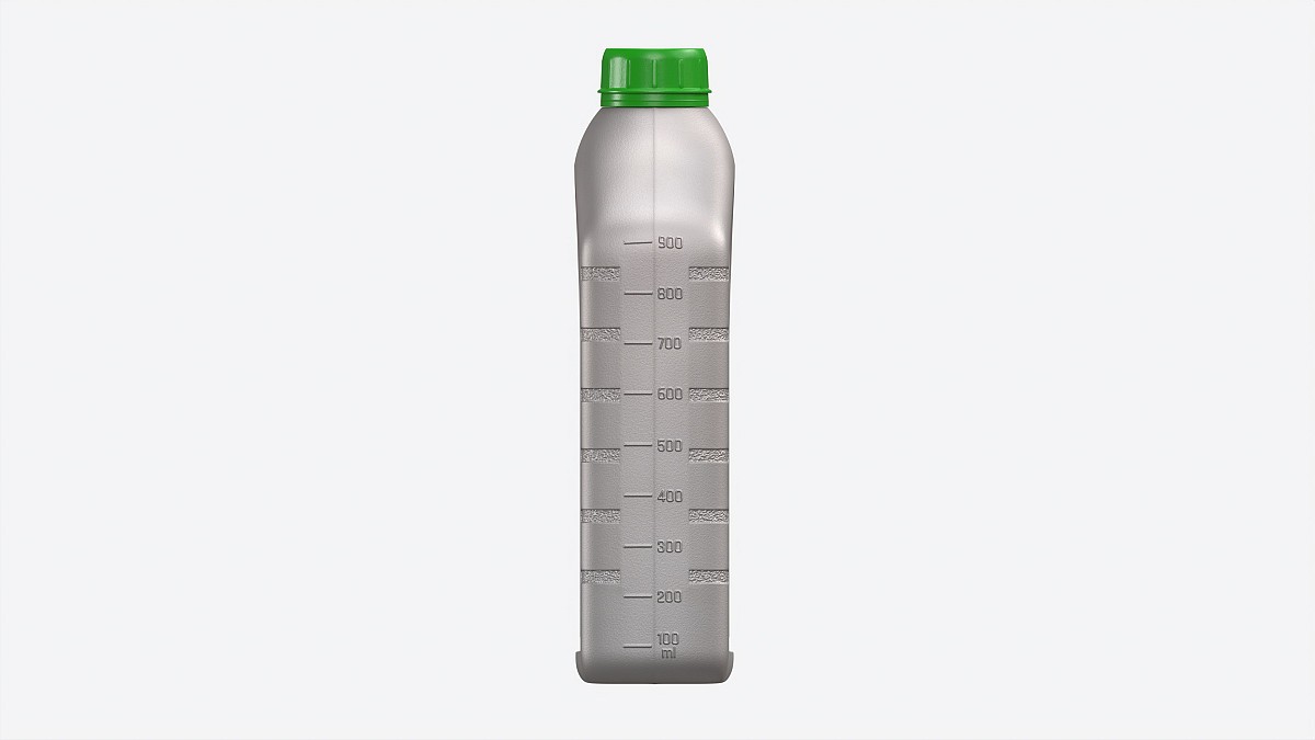 Engine Oil Bottle with Scale Mockup