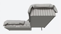 Pottery Barn Belden Twin Beds with Headboard Shelf
