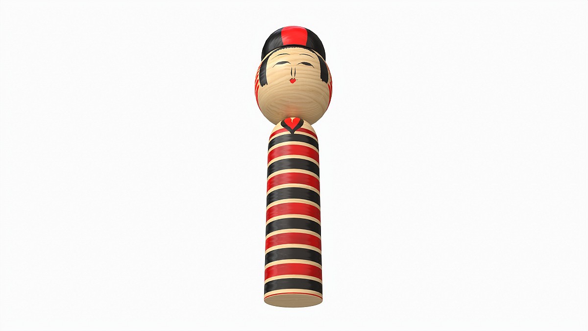 Japanese Vintage Kokeshi Doll