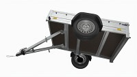 Single axle car trailer