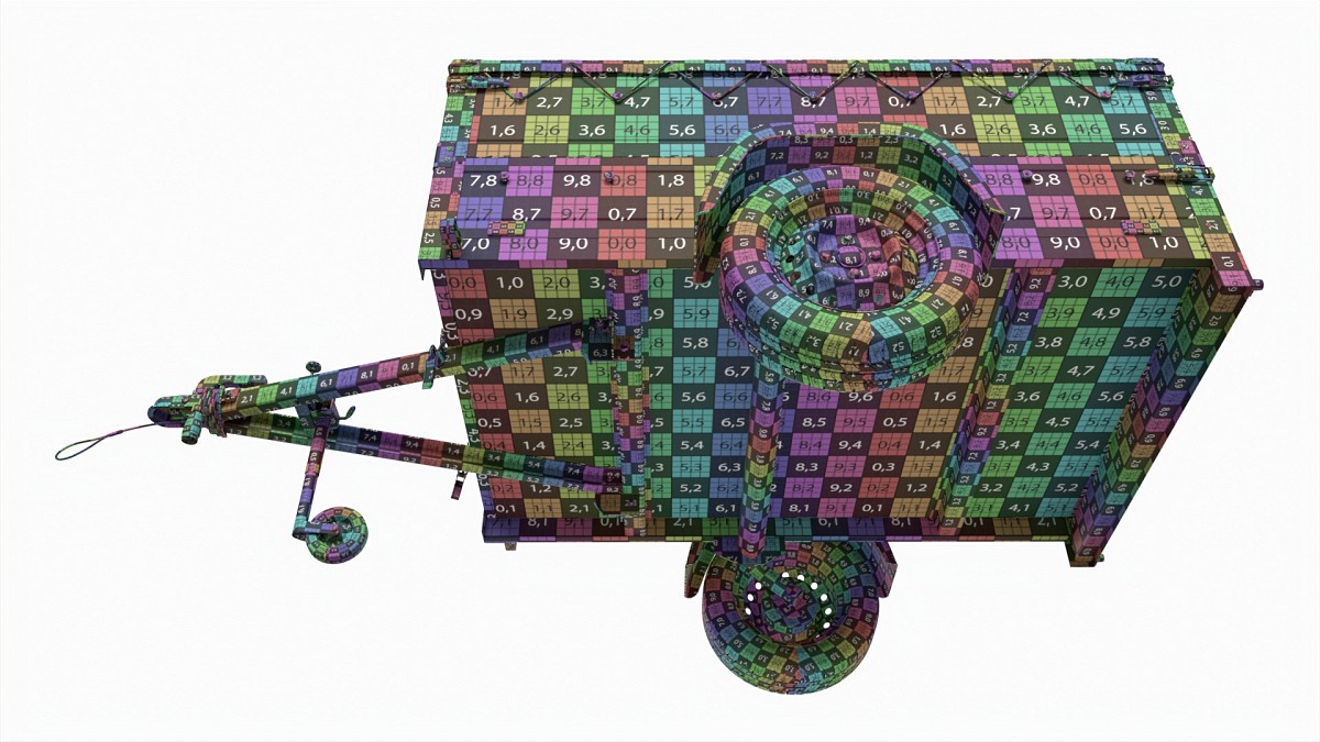 Single axle car trailer with extra walls cover jockey wheel