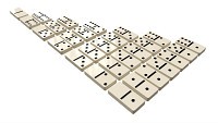 Dominoes Tile Set Table Strategy Game