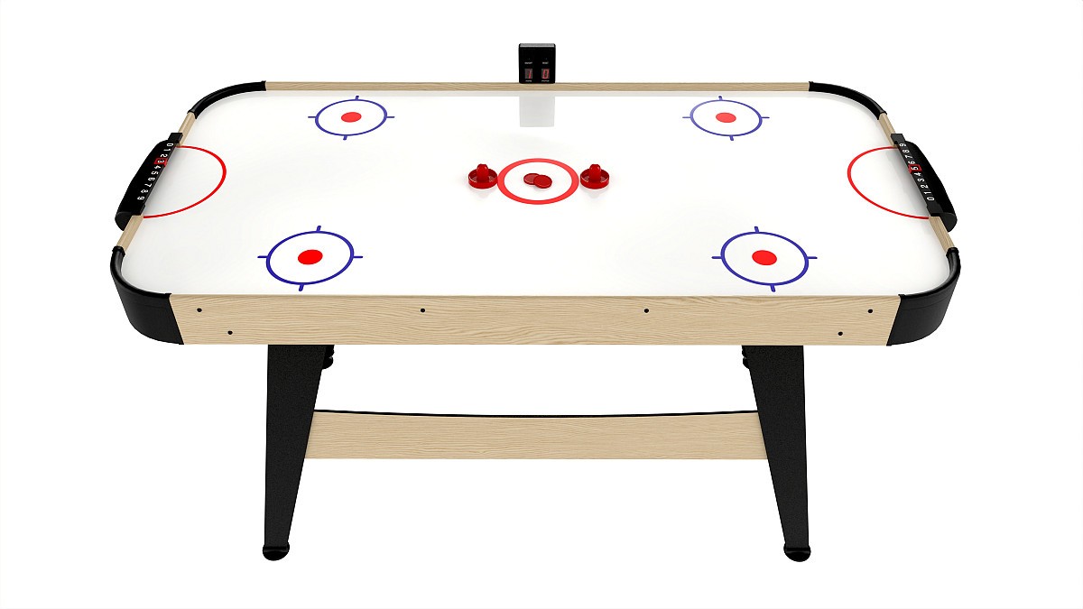 Air Hockey Table with Digital Scoreboard