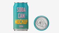 Beverage can 330ml Mockup