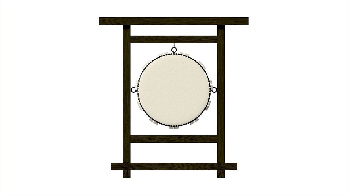 Japanese Taiko Ohira Drum Hanging