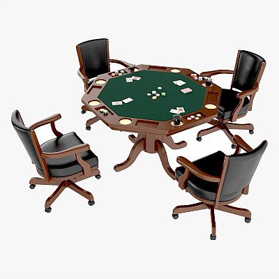 Poker Table Octagonal