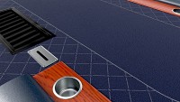 Poker Table Rectangular with Curved Corners