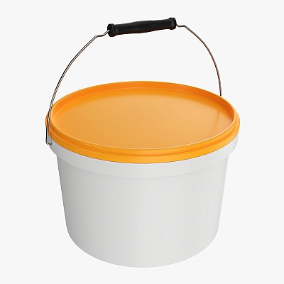 Paint bucket with handle