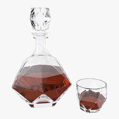 Whiskey Decanter Glass