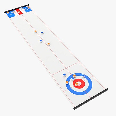 Curling Board Table Game