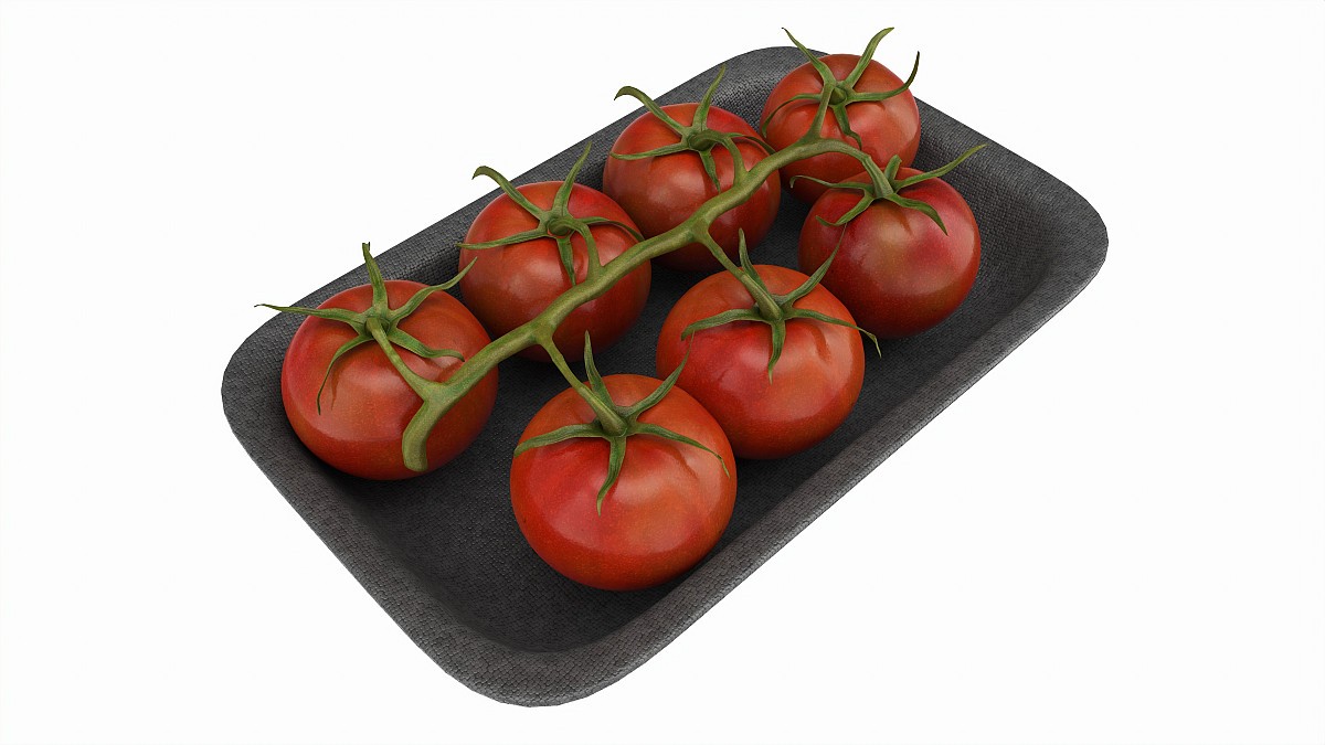 Tomatoes with tray 02