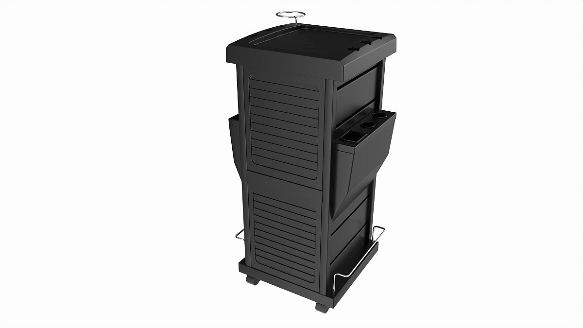 Hair Salon Trolley Rolling Cart with Drawers