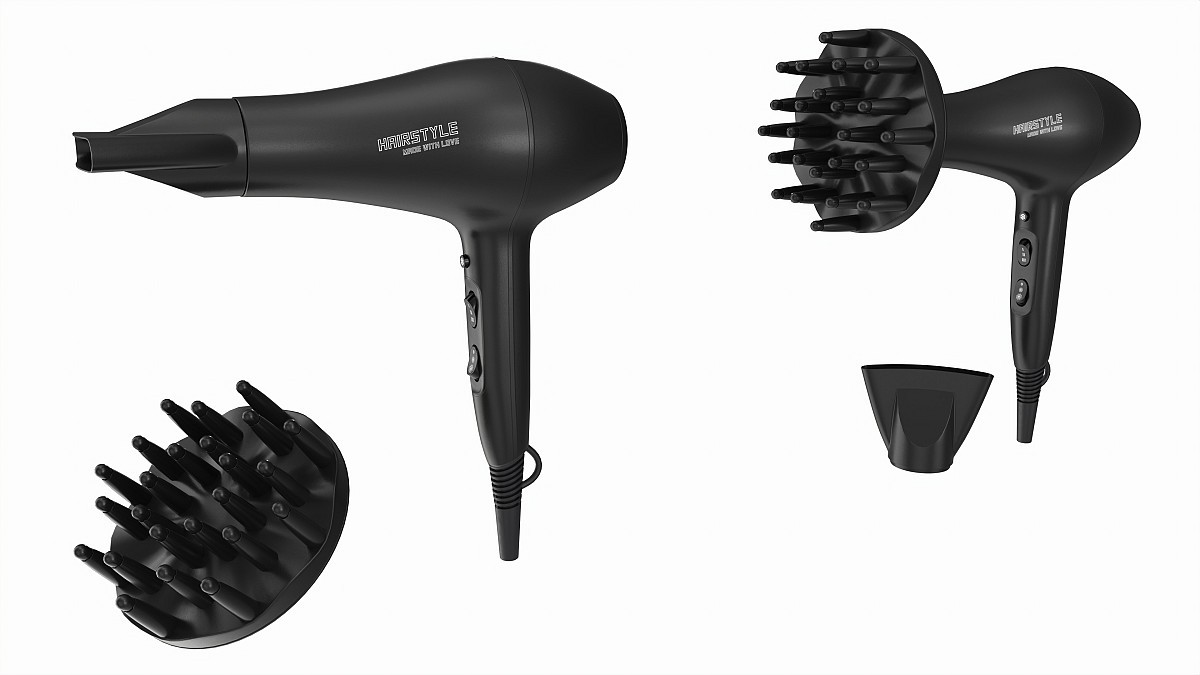 Hair Dryer with Accessories