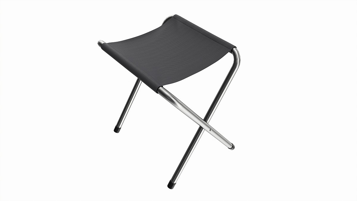 Folding camping stool