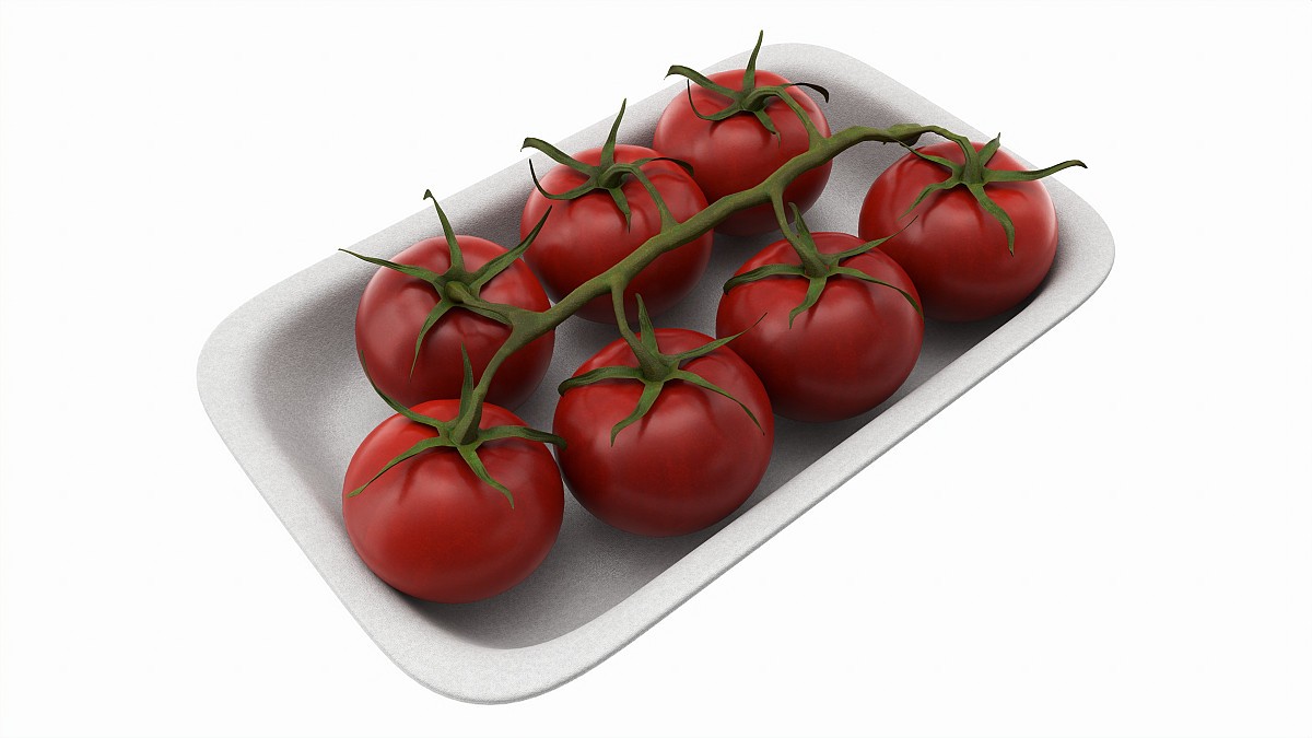Tomatoes with tray 01
