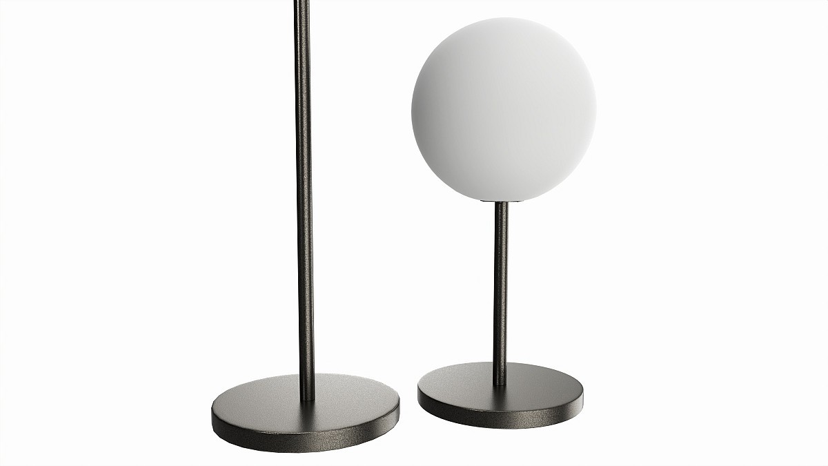 Outdoor and indoor cordless table and floor lamp set