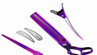Hair Cutting Thinning Scissors Set Colorful
